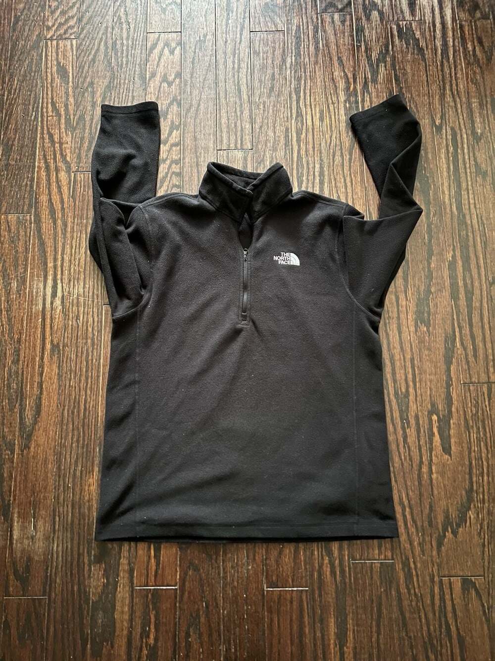 The North Face Glacier 1/4 Zip Fleece Pullover - Men's Black
